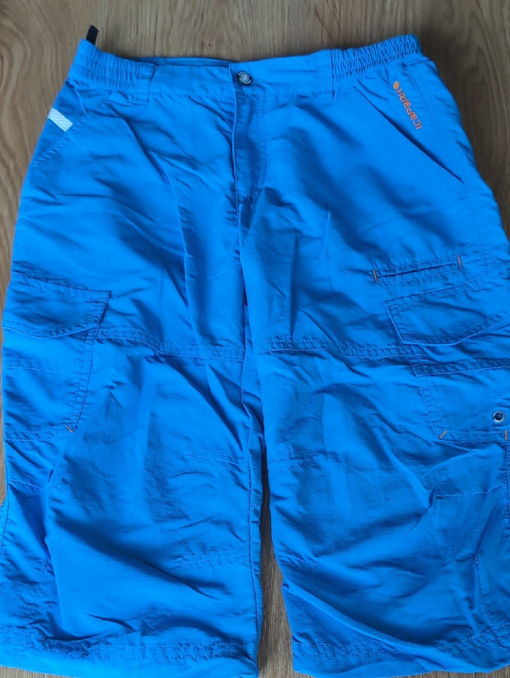 Boys Hiking Bright Blue Cargo Shorts 11-12 Years